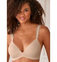 Lascana Women's Lace Strap Push Up Bra