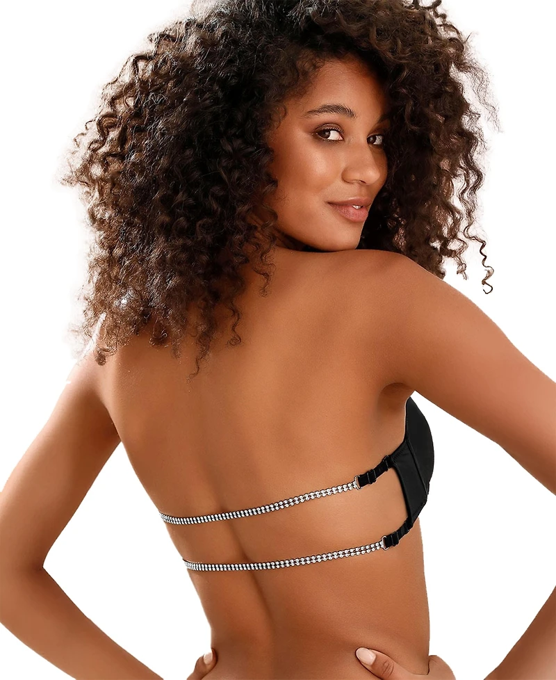 Lascana Women's Rhinestone Push Up Bra