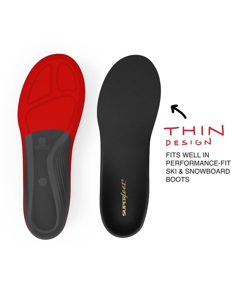 Superfeet Winter Comfort Thin Insoles, 5.5-7 Men / 6.5-8 Women