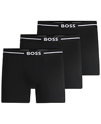 Hugo Boss Men's 3-Pack Bold Logo Boxer Briefs Underwear