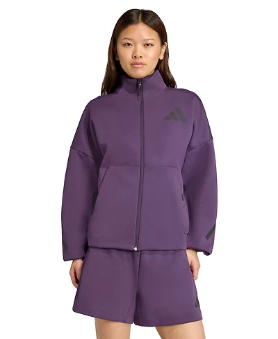 adidas Women's Z.n.e. Zip-Front Long Sleeve Track Jacket