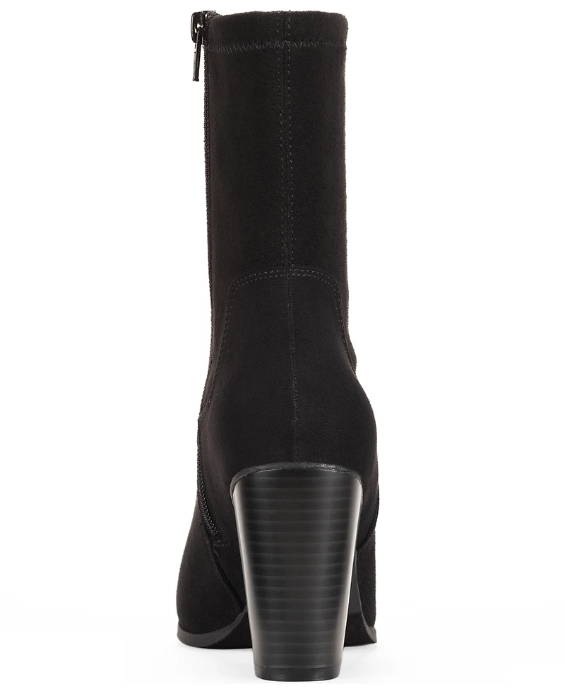 Style & Co Women's Anitaa Stretch Regular Calf Booties, Macy's Exclusive