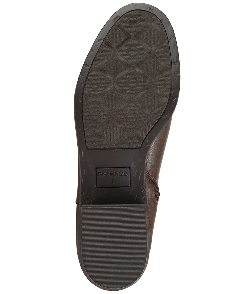 Style & Co Women's Charlyy Gore Block Heel Booties, Macy's Exclusive