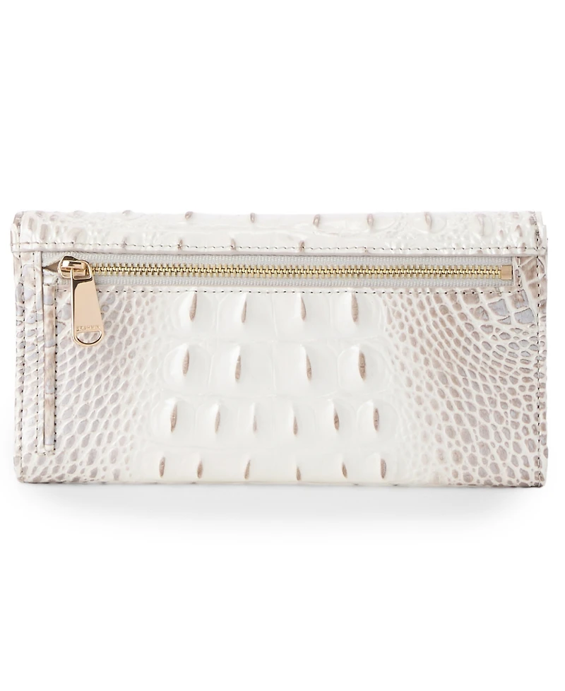 Brahmin Cordelia Minden Trifold Magnetic Snap Wallet