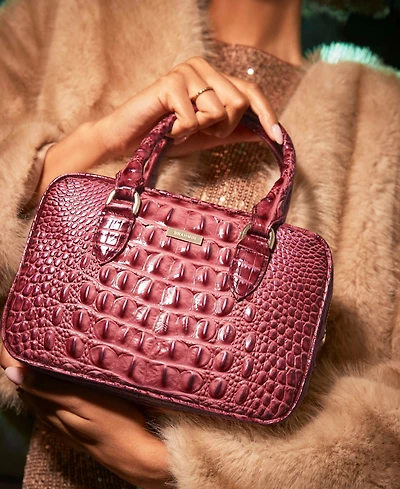 Brahmin Mara Buckle Small Satchel Bag