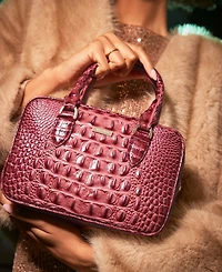 Brahmin Mara Buckle Small Satchel Bag