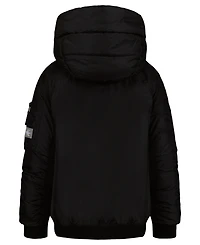 Calvin Klein Girls 7-16 Hooded Long Sleeve Bomber Jacket