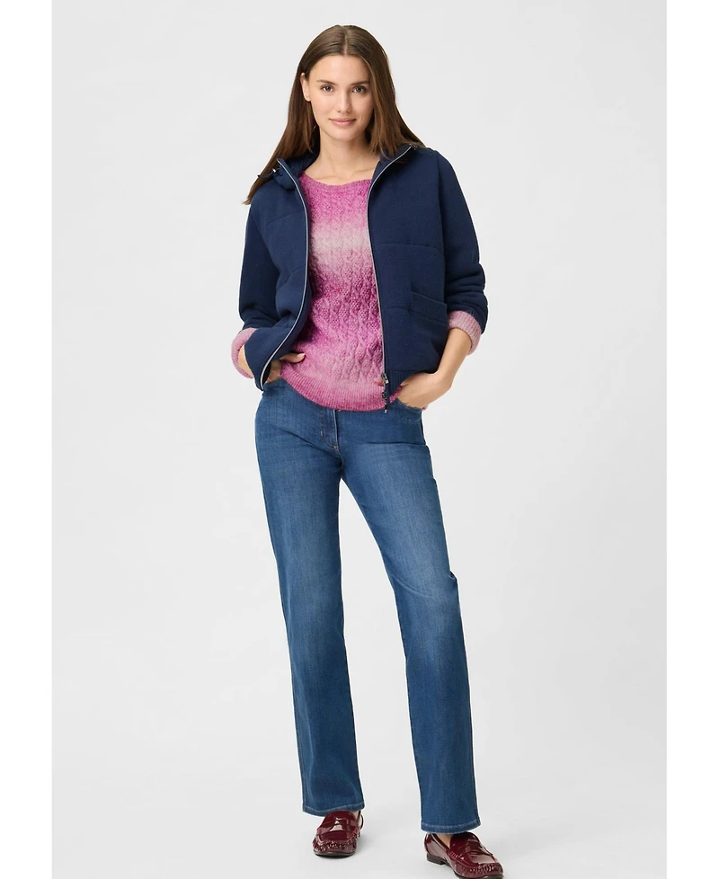 Olsen Women's Ombre Cable Knit Sweater