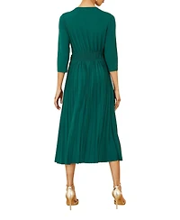 Yumi Jersey Knot Waist Midi Dress