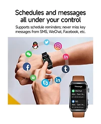 Ruxing Smart Advanced Outdoor Health Smart Bracelet with Flashlight and Continuous Monitoring -Pink