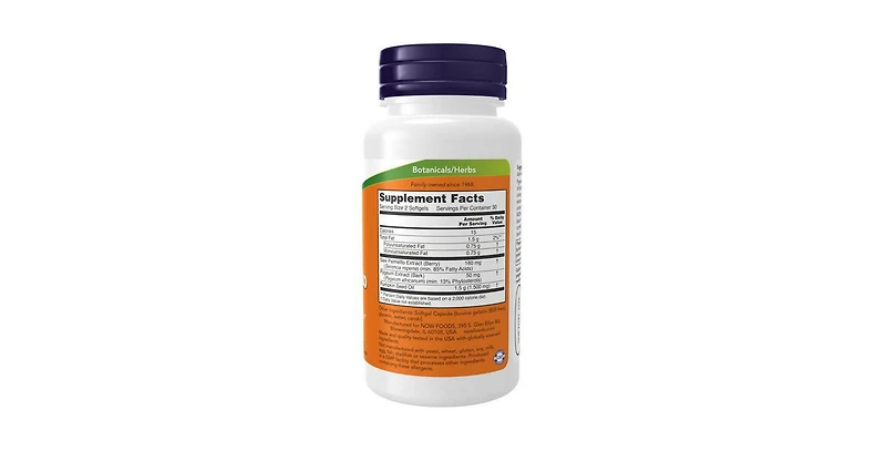 Now Foods Pygeum & Saw Palmetto Extract, 25 mg/80 mg, 60 Sgels