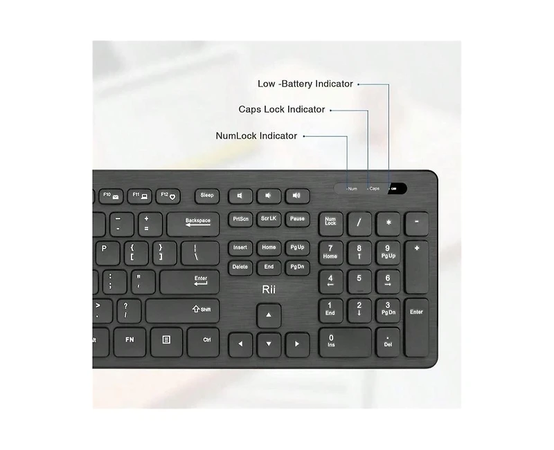 Wireless Keyboard And Mouse Combo