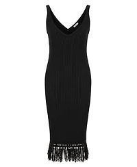 Labeca London Us Women's Elise Fringe Midi Dress