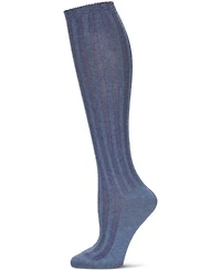 MeMoi Women's Track Flow Striped Knee-High Socks