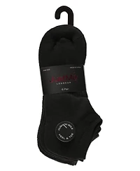 MeMoi Women's 6 Pair Pack Sports Half Cushioned Low Cut Socks