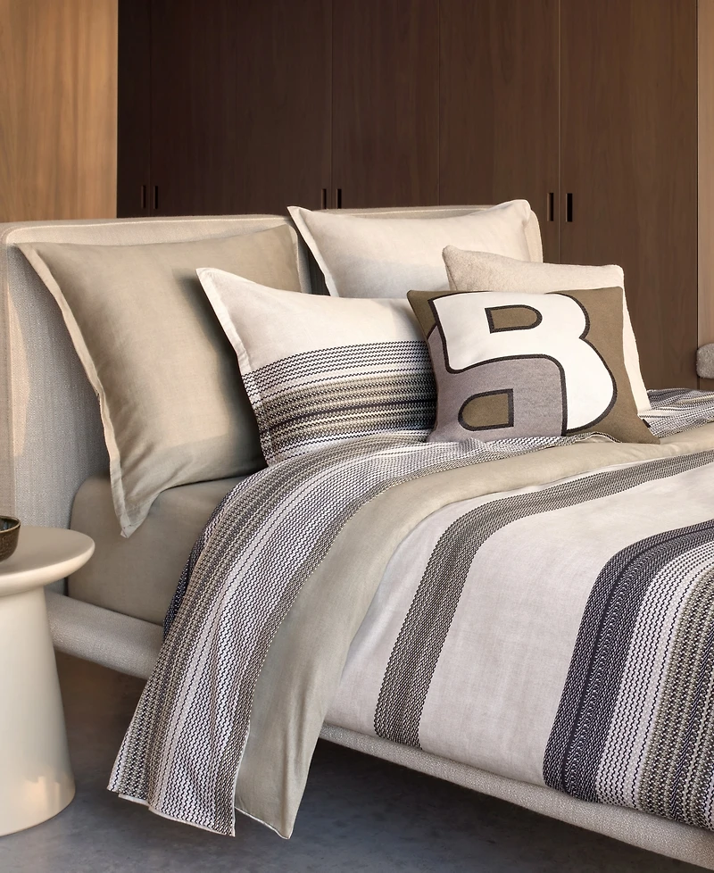 Boss Home Modernist Stripe Luminous Sham, European