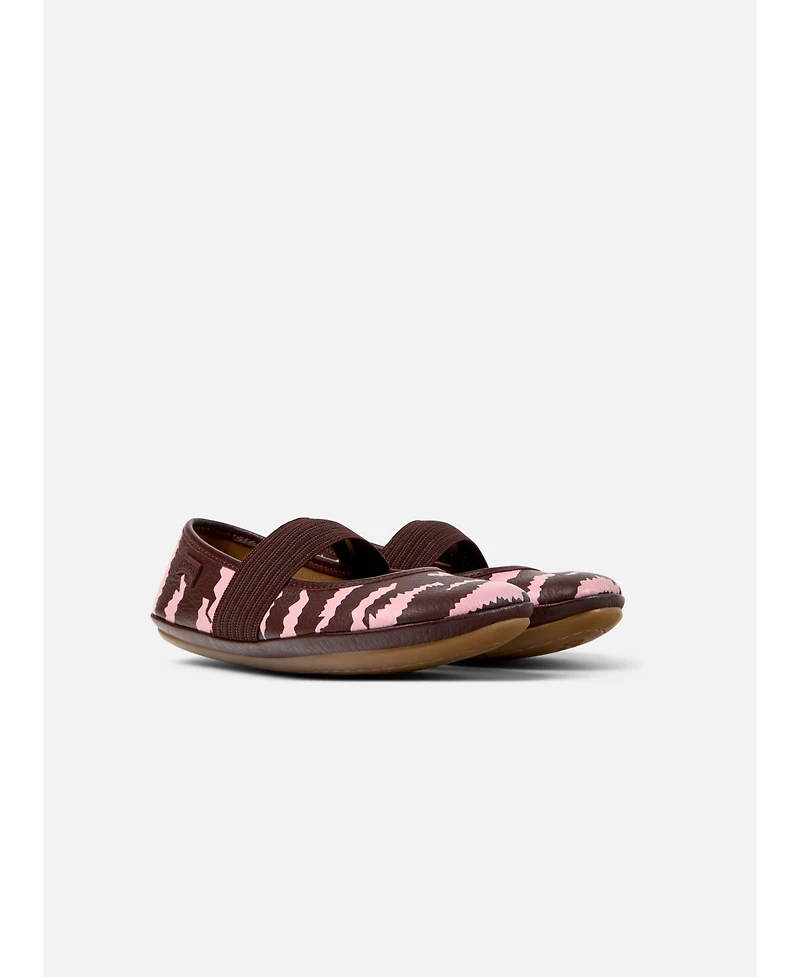 Camper Right Kids Twins Leather Mary Janes