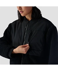Backcountry Women's Mixed Fabric Fleece Long Coat Jackets