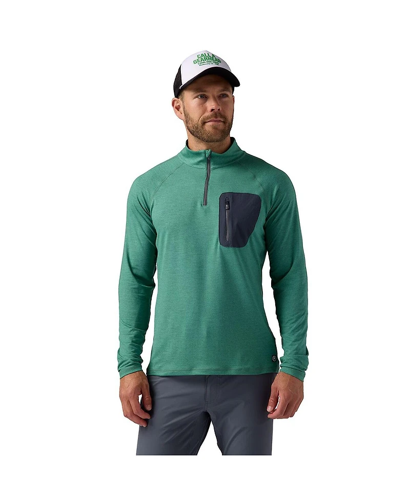 Backcountry Men's Destination 1/4-Zip Top Performance Shirts Long Sleeve
