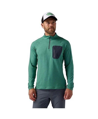 Backcountry Men's Destination 1/4-Zip Top Performance Shirts Long Sleeve