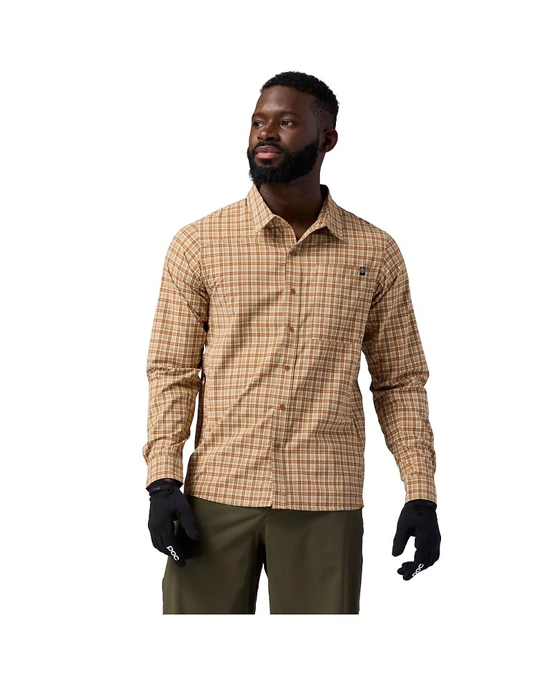 Backcountry Men's Slickrock Long-Sleeve Button-Up Jersey Mountain Bike Jerseys Long Sleeve