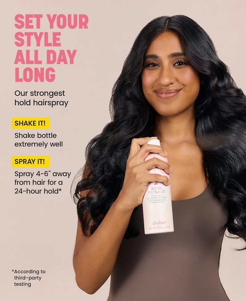 Drybar Rum Punch Strong Hold Volumizing Hairspray, 9 oz.