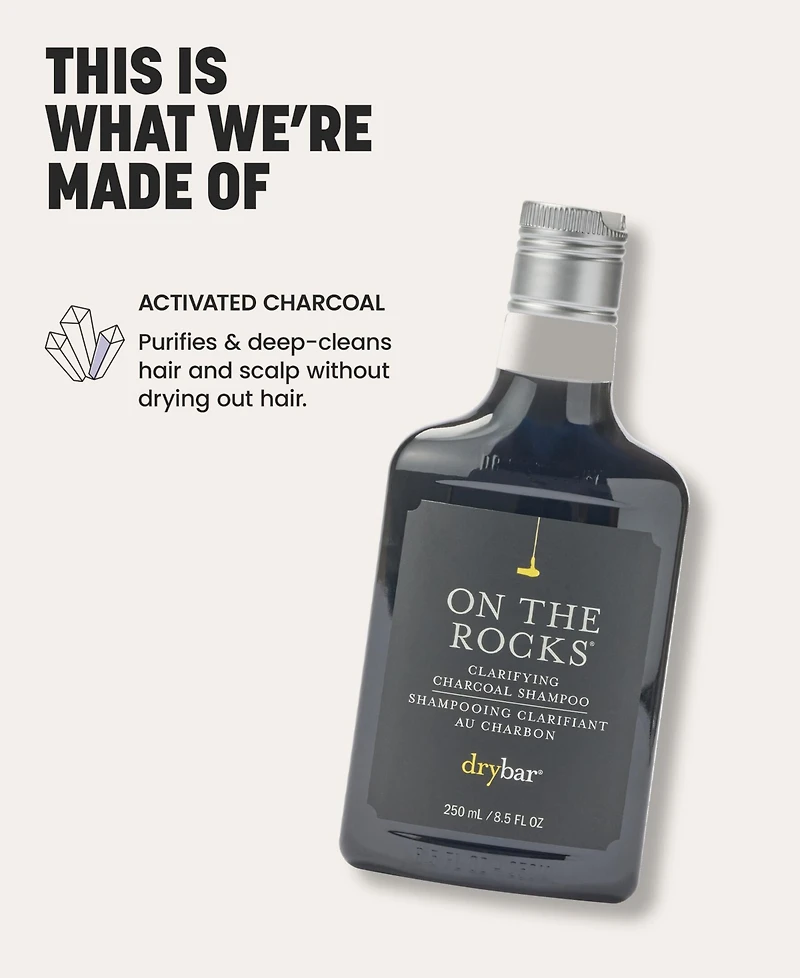 Drybar On The Rocks Clarifying Charcoal Shampoo, 8.5-oz.