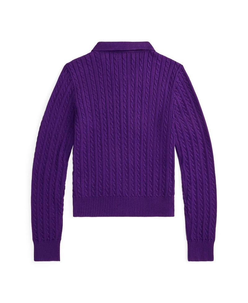 Polo Ralph Lauren Girls 7-16 Mini-Cable Sweater
