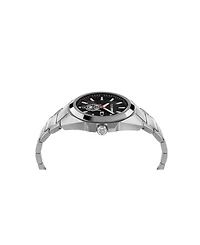 Plein Sport Mens Tigermaster 3 Hand Date Quartz Stainless Steel Bracelet 47mm