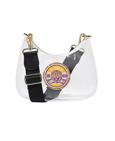 Stoney Clover Lane Lsu Tigers Clear Curved Crossbody