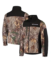 Dunbrooke Men's Realtree Camo/Black Los Angeles Rams Circle Hunter Softshell Full-Zip Jacket