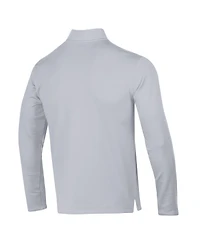 Under Armour Men's Gray Notre Dame Fighting Irish Sporting Leprechaun Motion Quarter-Zip Jacket