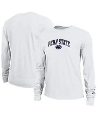 Champion Women's White Penn State Nittany Lions Arch Over Logo Long Sleeve T-Shirt