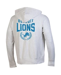 Champion Men's Heather Gray Detroit Lions Reverse Weave Full-Zip Hoodie