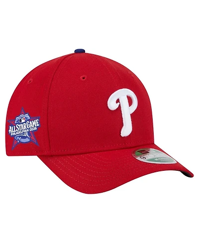 New Era Men's Red Philadelphia Phillies 2026 All-Star Game Side Patch 9Forty Adjustable Hat