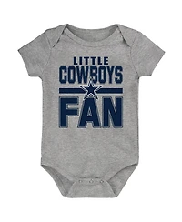 Outerstuff Newborn 3-Piece Dallas Cowboys Little Tike Bodysuit Set