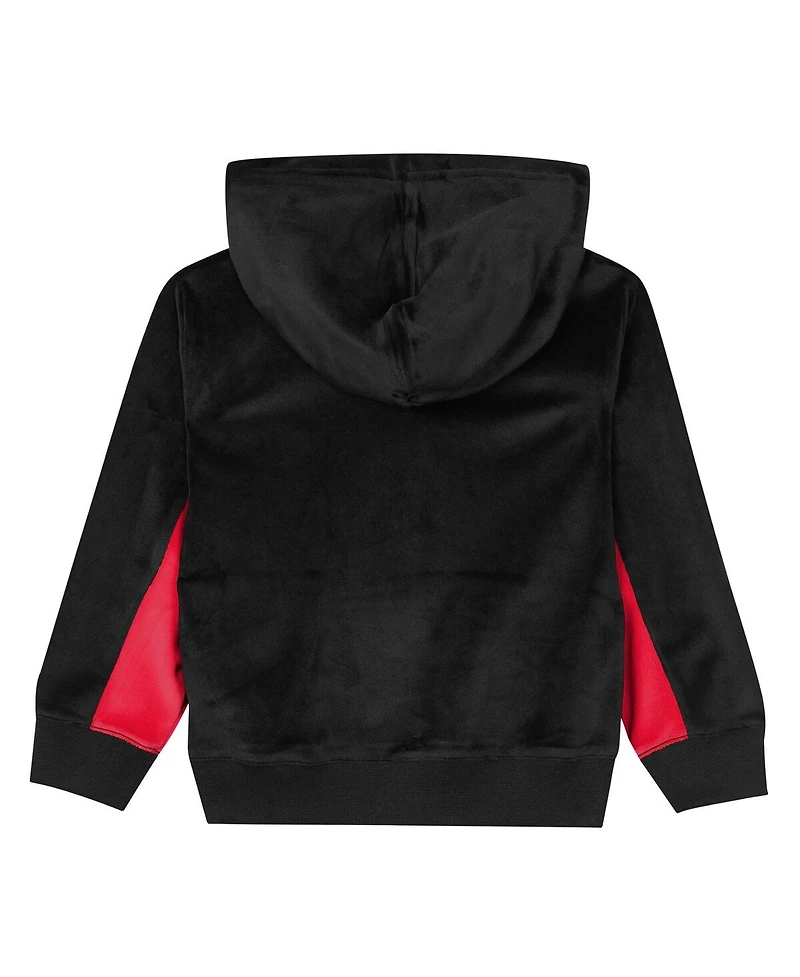Outerstuff Preschool Black Chicago Bulls Velour Hoodie