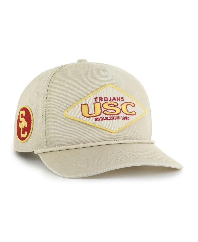 '47 Brand Men's and Women's Cream Usc Trojans Outdoorsmen Cairn Hitch Adjustable Hat