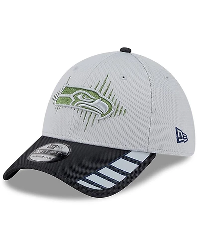 New Era Men's Wolf Gray Seattle Seahawks 2025 Rivalries Collection Fan Pack 39THIRTY Flex Hat