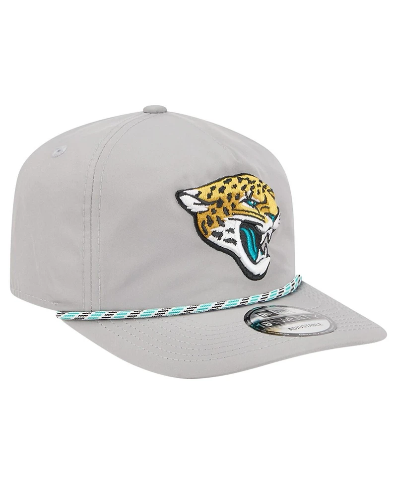 New Era Men's Gray Jacksonville Jaguars Rope 19TWENTY Hat