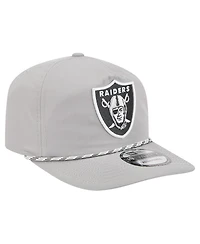 New Era Men's Silver Las Vegas Raiders Rope 19TWENTY Hat