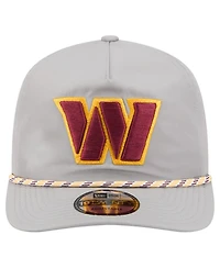 New Era Men's Gray Washington Commanders Rope 19TWENTY Hat
