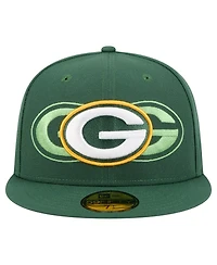 New Era Men's Green Bay Packers Tri-Hit 59FIFTY Fitted Hat