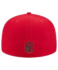 New Era Men's Red Tampa Bay Buccaneers Tri-Hit 59FIFTY Fitted Hat