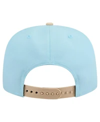 New Era Men's Light Blue/Light Beige New York Yankees Color Pack A-Frame 9FIFTY Snapback Hat