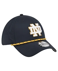 New Era Men's Navy Notre Dame Fighting Irish Rope 39THIRTY Flex Hat