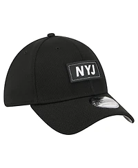 New Era Men's Black New York Jets Scoreboard 39THIRTY Flex Hat