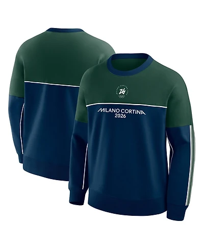 Fanatics Men's Navy Milan 2026 Fleece Crewneck Sweatshirt
