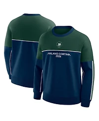 Fanatics Men's Navy Milan 2026 Fleece Crewneck Sweatshirt
