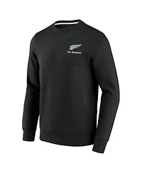 Fanatics Men's Black All Blacks Essentials Logo Fleece Pullover Sweatshirt